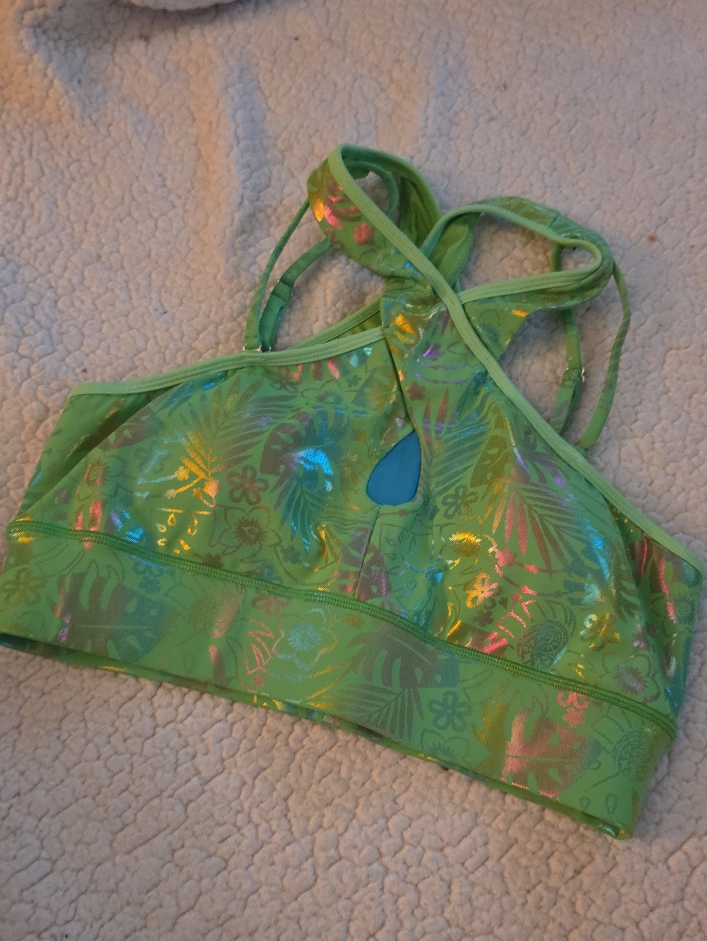 Disney moana crowned athletics themed sports bra